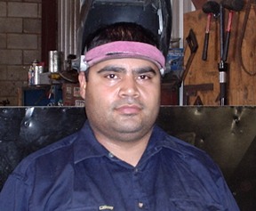 Patrick Pinkie First class welder